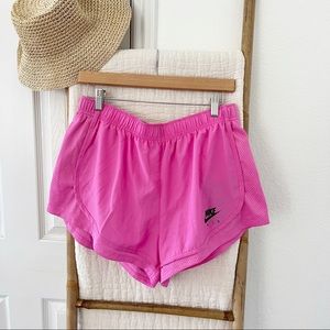 Nike Air Running tempo shorts in pink